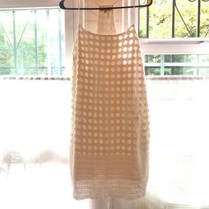 1.State White Eyelet Mini Dress